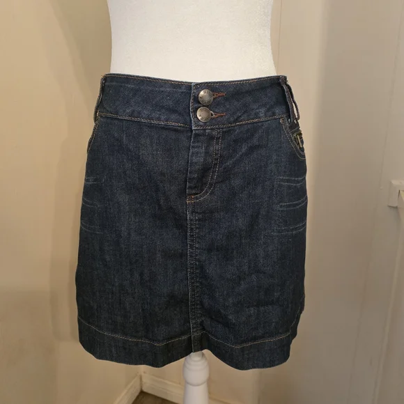 High Sierra Dark Denim Mini Skirt/skort - Picture 1 of 8
